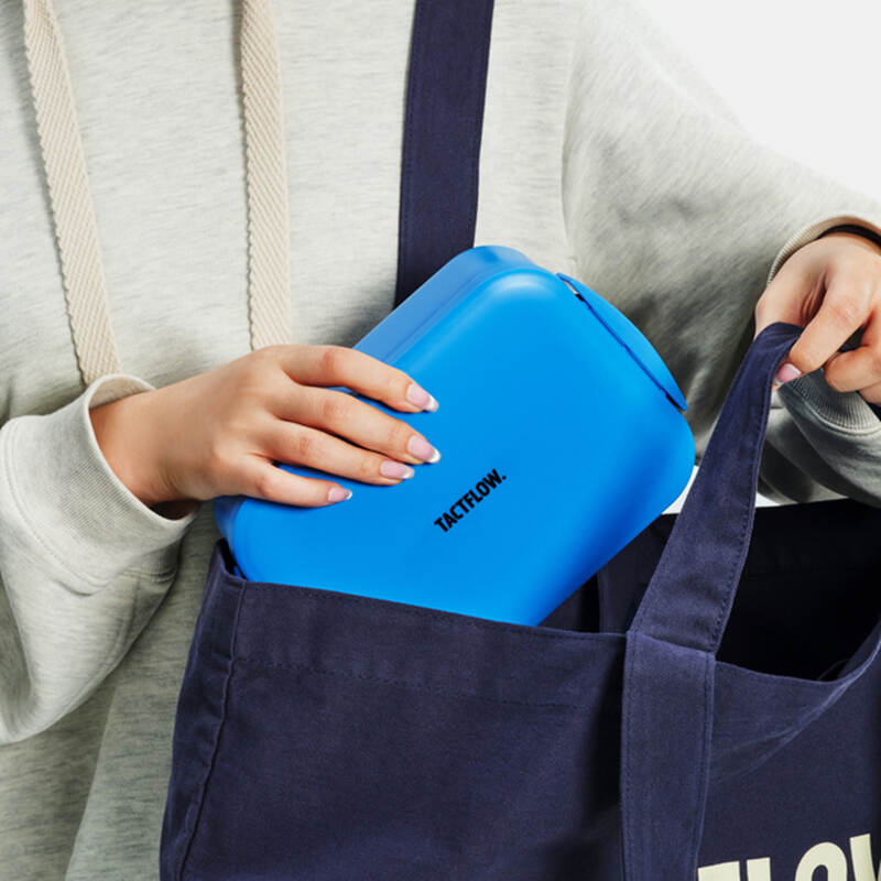 Hộp cơm chữ nhật TACTFLOW &ndash; 1.2L &ndash; Xanh dương &ndash; TFK450BLU, , large image number null